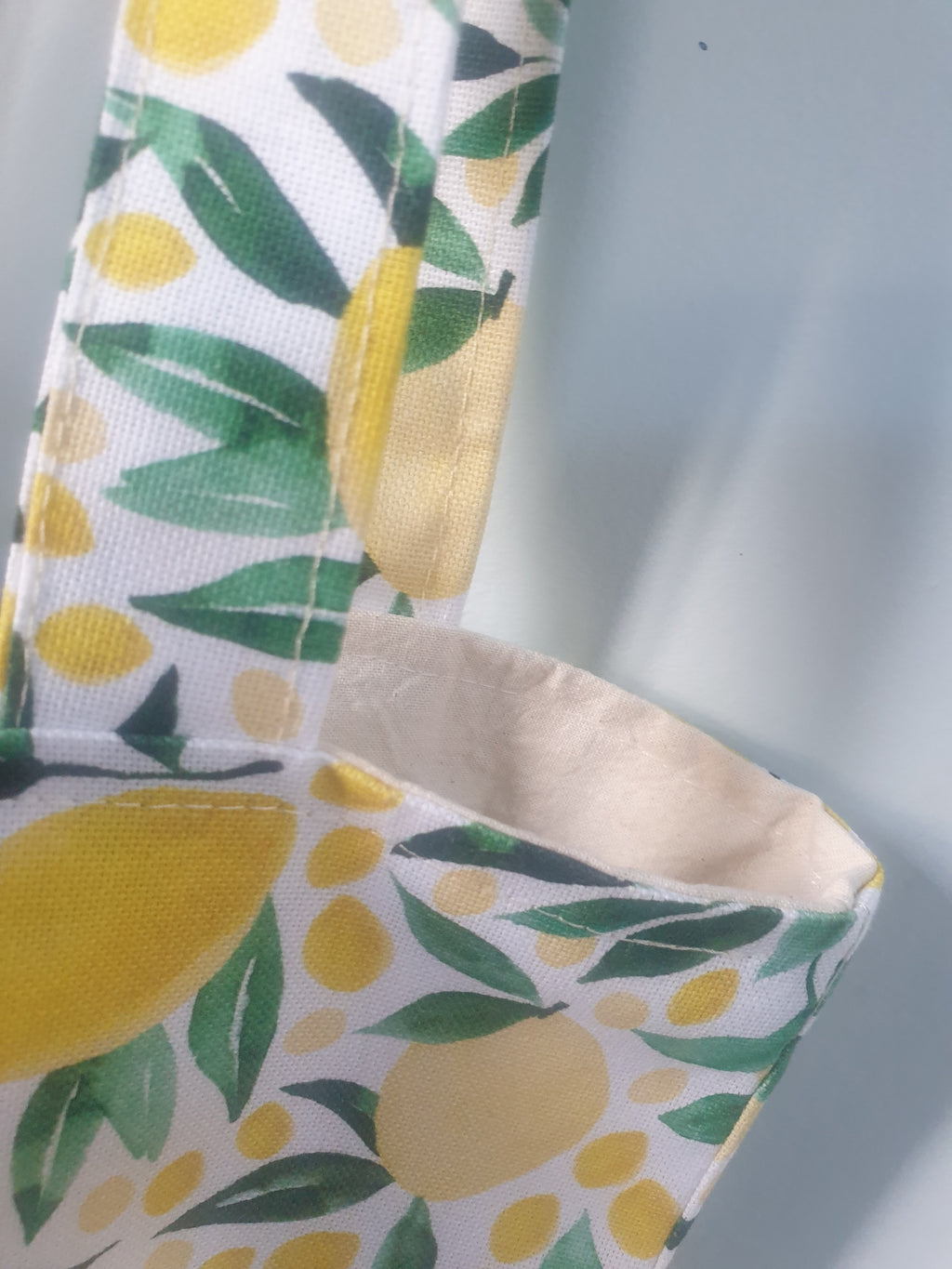 Tote Bag Lovely Lemons - detail shot