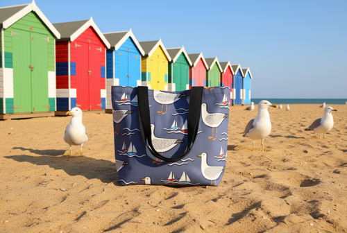 Shopper Bag - Sailing Seagulls